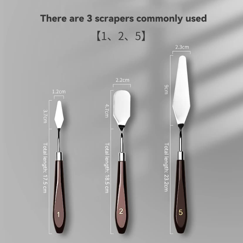 spatules peinture polyvalentes