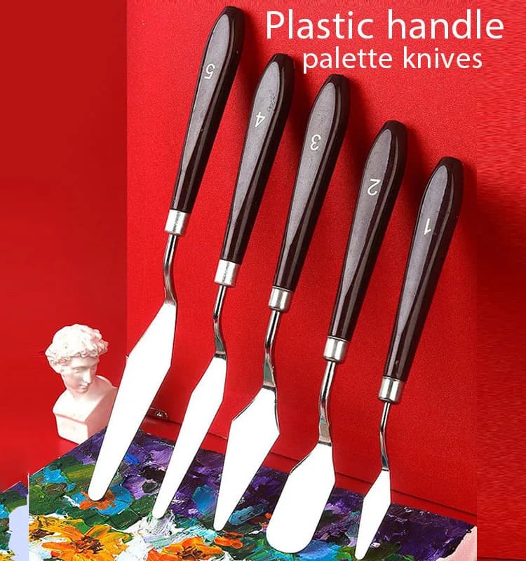 couteaux à palette pour artiste